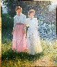 Untitled Painting 1985  32x28 Original Painting by Gregory Frank Harris - 1