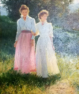 Untitled Painting 1985  32x28 Original Painting - Gregory Frank Harris