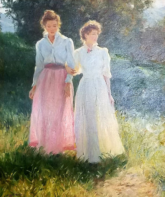 Untitled Painting 1985  32x28 Original Painting by Gregory Frank Harris
