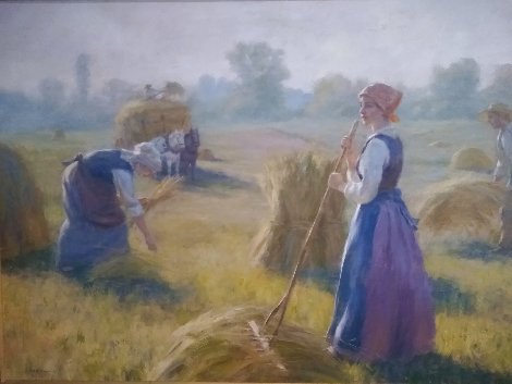 Morning Harvest 2007 36x48 Original Painting - Gregory Frank Harris