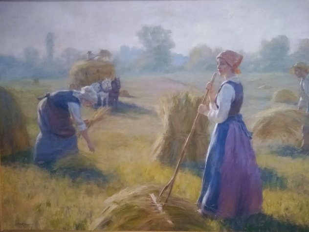 Morning Harvest 2007 36x48 Original Painting by Gregory Frank Harris