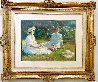 Summer Conversation 1986 34x39 Original Painting by Gregory Frank Harris - 1