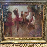 Ballerinas 1957 27x31 Original Painting by Harry Myers - 2