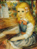 Blonde Girl and Piano '80's 12x16 Original Painting by Harry Myers - 0