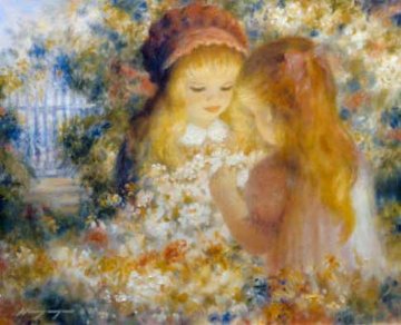 Sisters 16x20 Original Painting - Harry Myers Sisters 16x20 Original Painting - Harry Myers