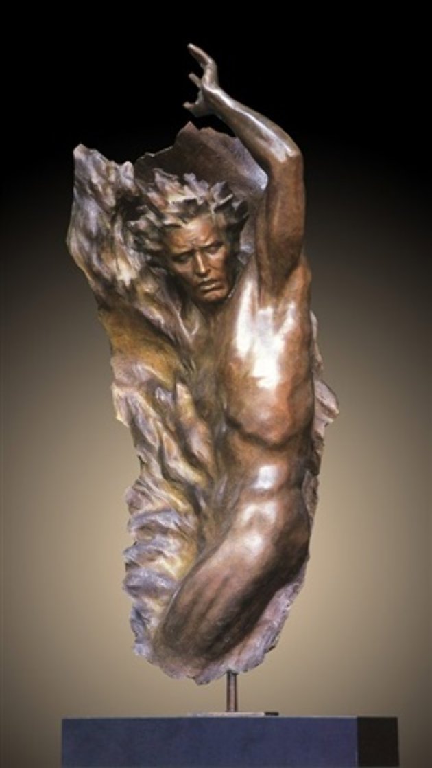 Ex Nihilo Figure  4, 2002 Bronze Sculpture 2002 62 in Sculpture by Frederick Hart