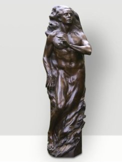 Adam Life Size Bronze Sculpture 2001 81 in Sculpture - Frederick Hart