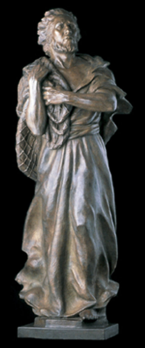 St. Peter Life Size (Full Scale) AP 70 in 2003 Sculpture by Frederick Hart St. Peter Life Size (Full Scale) AP 70 in 2003 Sculpture by Frederick Hart