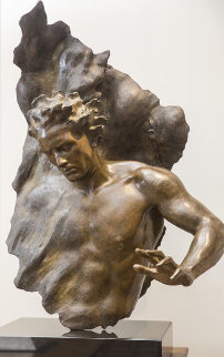 Ex Nihilo: Fragment 8 Bronze Sculpture 2007 45 in Sculpture - Frederick Hart Ex Nihilo: Fragment 8 Bronze Sculpture 2007 45 in Sculpture - Frederick Hart