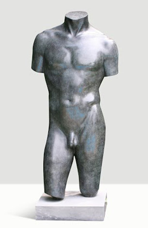 Male Torso Bronze Sculpture Collaborators Proof  1994 39 in Sculpture - Frederick Hart