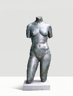 Female Torso Bronze Sculpture Collaborators Proof  1991 41 in   Sculpture by Frederick Hart - 2