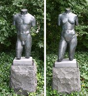 Female Torso Bronze Sculpture Collaborators Proof 1991 41 in Sculpture by Frederick Hart - 1 Female Torso Bronze Sculpture Collaborators Proof 1991 41 in Sculpture by Frederick Hart - 1