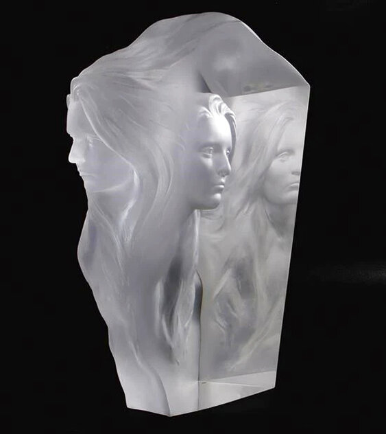 Reflections Acrylic Sculpture -  1994 16 in Sculpture by Frederick Hart