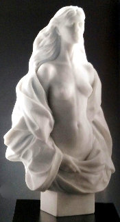 Fidelia  Hand Carved Italian Marble AP 2006 24 in Sculpture - Frederick Hart