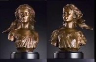 Theater And Poetry Pair of Bronze Matched Set, 2006 From the Muses Suite 15 in Sculpture by Frederick Hart - 0 Theater And Poetry Pair of Bronze Matched Set, 2006 From the Muses Suite 15 in Sculpture by Frederick Hart - 0