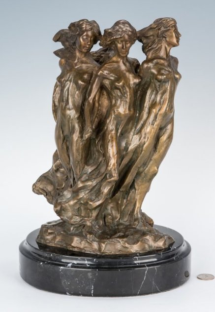 Daughters of Odessa Bronze Maquette 1998 14 in Sculpture by Frederick Hart