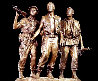 Three Soldiers Bronze Sculpture 1984 18 in Sculpture by Frederick Hart - 0
