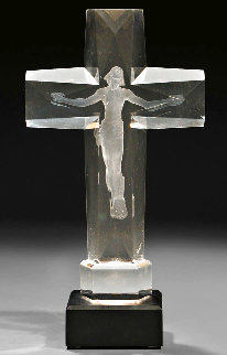 Cross of the Millennium Large Size Acrylic Sculpture 1992 31 in Sculpture - Frederick Hart Cross of the Millennium Large Size Acrylic Sculpture 1992 31 in Sculpture - Frederick Hart