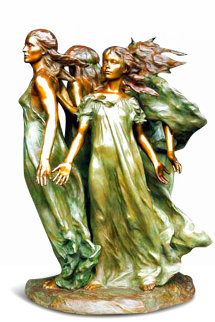 Daughters of Odessa Bronze Sculpture 1998 24 in Sculpture - Frederick Hart Daughters of Odessa Bronze Sculpture 1998 24 in Sculpture - Frederick Hart