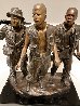 Three Soldiers Bronze Sculpture 1984 18 in Sculpture by Frederick Hart - 3