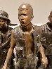 Three Soldiers Bronze Sculpture 1984 18 in Sculpture by Frederick Hart - 7