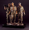 Three Soldiers Bronze Sculpture 1984 18 in Sculpture by Frederick Hart - 0