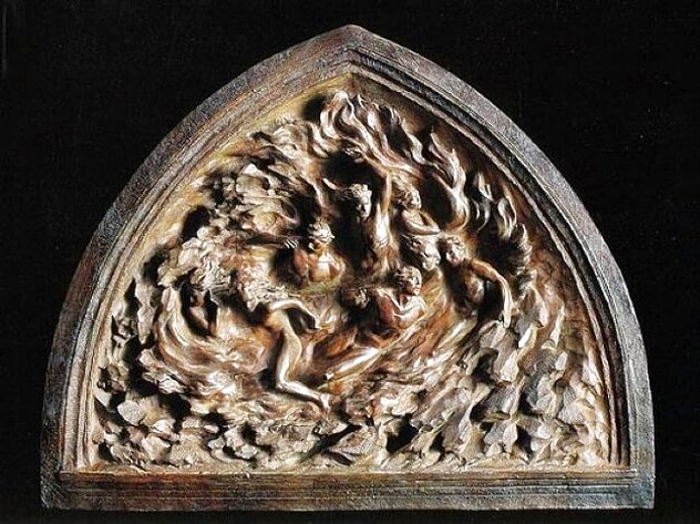 Ex Nihilo Maquette Bronze Sculpture 2002 27 in - National Cathedral - Washington, D.C. by Frederick Hart