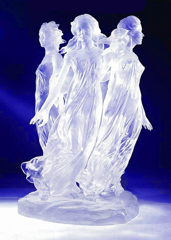 Songs of Grace AP - Huge Acrylic Sculpture 2005 24 in Sculpture - Frederick Hart