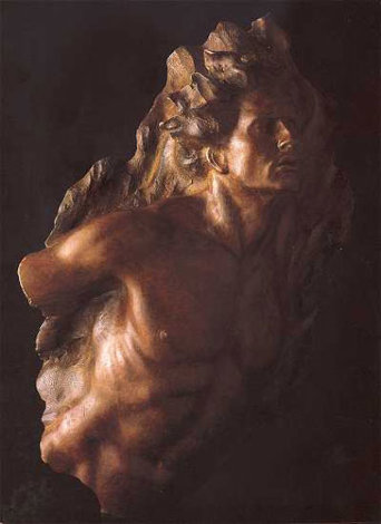 Ex Nihilo, Fragment  5, 2003 Sculpture Bronze Sculpture 40 in Sculpture - Frederick Hart