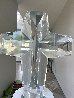 Cross of the Millennium: Third Life Size Acrylic Sculpture 1992 30 in - Large Sculpture by Frederick Hart - 3