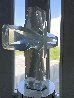 Cross of the Millennium: Third Life Size Acrylic Sculpture 1992 30 in - Large Sculpture by Frederick Hart - 4