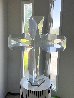 Cross of the Millennium: Third Life Size Acrylic Sculpture 1992 30 in - Large Sculpture by Frederick Hart - 1