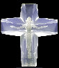 Cross of the Millennium: Third Life Size Acrylic Sculpture 1992 30 in - Large Sculpture by Frederick Hart - 0