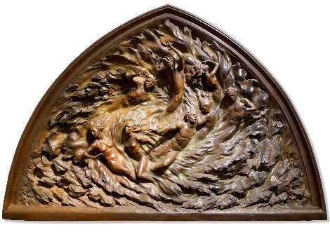 Ex Nihilo Working Model Bronze Sculpture 2002 82 in- Huge Life Size Sculpture - Frederick Hart