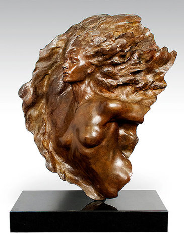 Ex Nihilo, Fragment No. 2 Bronze Sculpture 2002 39x33 Sculpture - Frederick Hart
