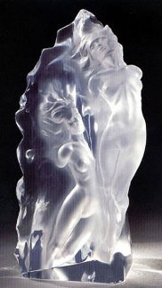 Emerging Flame Lucite Sculpture 2002 Sculpture - Frederick Hart Emerging Flame Lucite Sculpture 2002 Sculpture - Frederick Hart