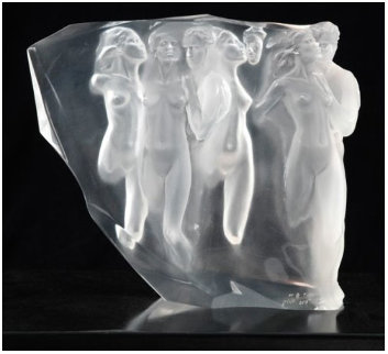 Gerontion Acrylic Sculpture 1982 13 in Sculpture - Frederick Hart Gerontion Acrylic Sculpture 1982 13 in Sculpture - Frederick Hart