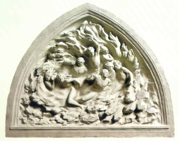 Ex Nihilo, Maquette, Cast Marble 2001 Sculpture - Frederick Hart Ex Nihilo, Maquette, Cast Marble 2001 Sculpture - Frederick Hart