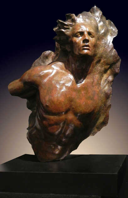 Ex Nihilo, Fragment  5, 2003 Bronze Sculpture  44 in Sculpture by Frederick Hart