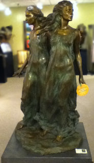 Sisters Bronze Life Size Sculpture 1997 51 in Sculpture - Frederick Hart Sisters Bronze Life Size Sculpture 1997 51 in Sculpture - Frederick Hart