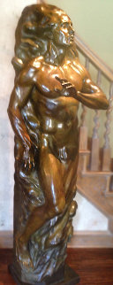 Adam Life Size Bronze Sculpture 2001 81 in Sculpture - Frederick Hart Adam Life Size Bronze Sculpture 2001 81 in Sculpture - Frederick Hart