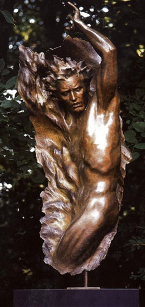 Ex Nihilo Figure  4 Bronze Sculpture 2002 - Life Size - 62 in Sculpture by Frederick Hart