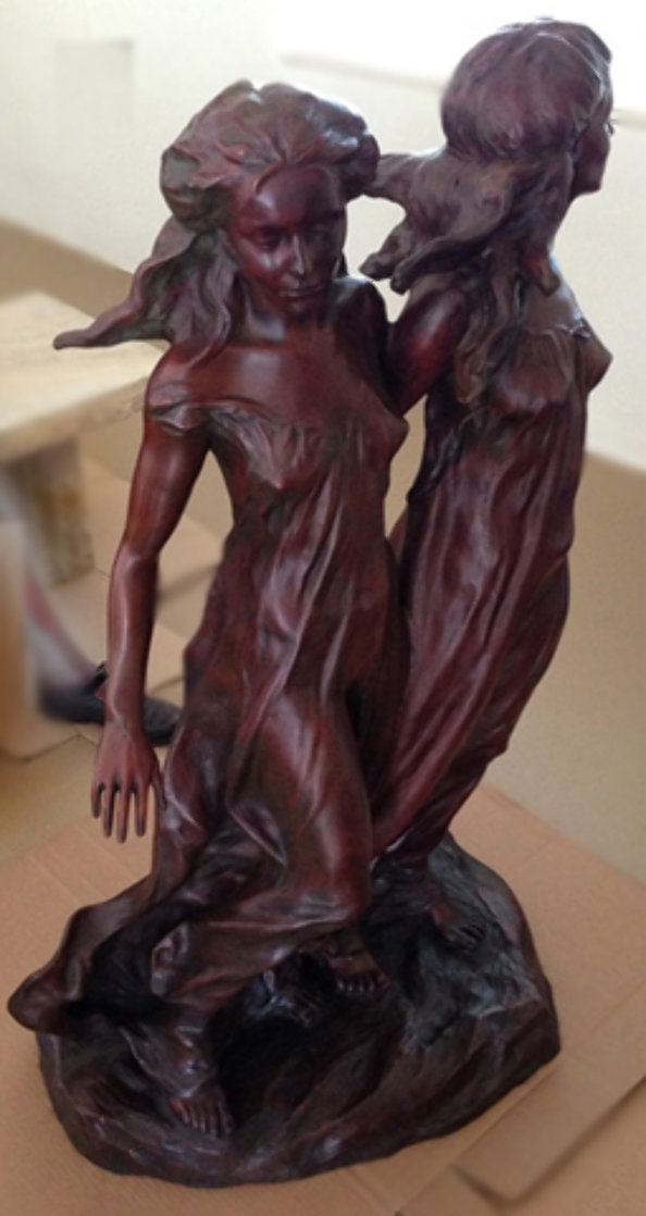 Sisters from Daughters of Odessa Bronze Sculpture AP 1997 51 in Sculpture by Frederick Hart Sisters from Daughters of Odessa Bronze Sculpture AP 1997 51 in Sculpture by Frederick Hart