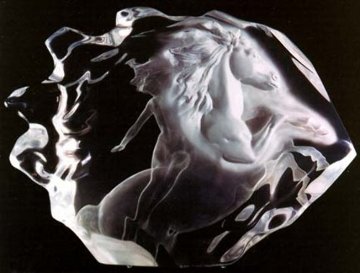 Ride Acrylic Sculpture 1990 20 in Sculpture - Frederick Hart Ride Acrylic Sculpture 1990 20 in Sculpture - Frederick Hart