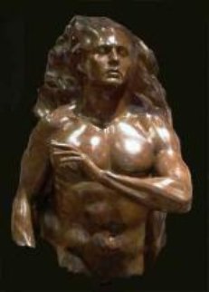 Adam Bronze Sculpture 2004 36 in Sculpture - Frederick Hart Adam Bronze Sculpture 2004 36 in Sculpture - Frederick Hart