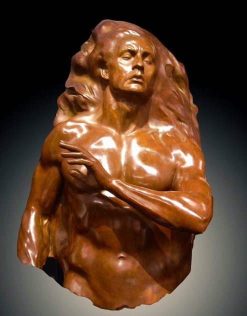 Adam Bronze Sculpture 2005 36 in Sculpture by Frederick Hart