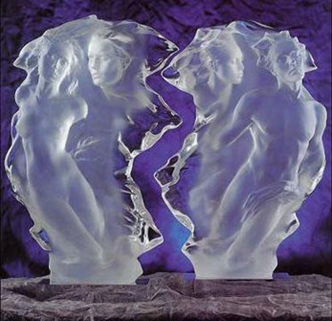 Duet Acrylic Sculpture 1/2 Life Size 24 in Sculpture by Frederick Hart Duet Acrylic Sculpture 1/2 Life Size 24 in Sculpture by Frederick Hart