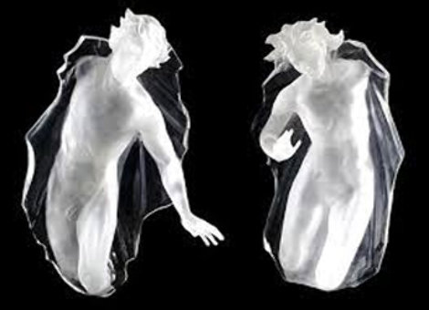 Sacred Mysteries:  Female And Male, Set of 2 Acrylic Sculptures 1983 48 in Sculpture - Frederick Hart