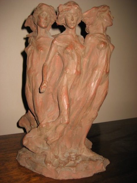 Daughters of Odessa Terracotta Sculpture 1993 Sculpture by Frederick Hart
