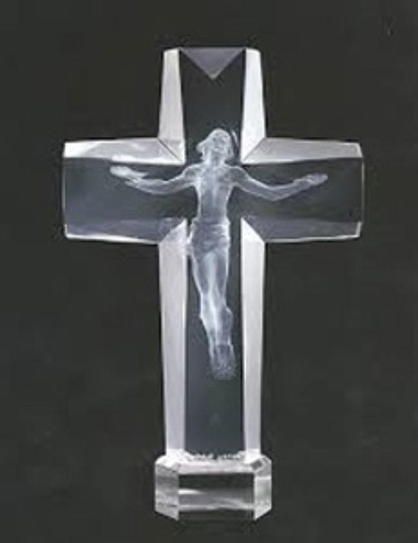 Cross of the Millennium I Acrylic Sculpture 1995 12 in Sculpture by Frederick Hart Cross of the Millennium I Acrylic Sculpture 1995 12 in Sculpture by Frederick Hart